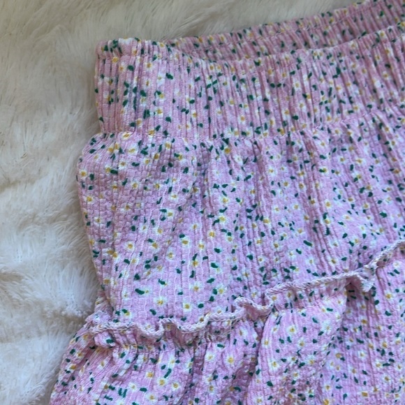 Zara girls floral skirt in pink size youth 7 - Picture 8 of 9